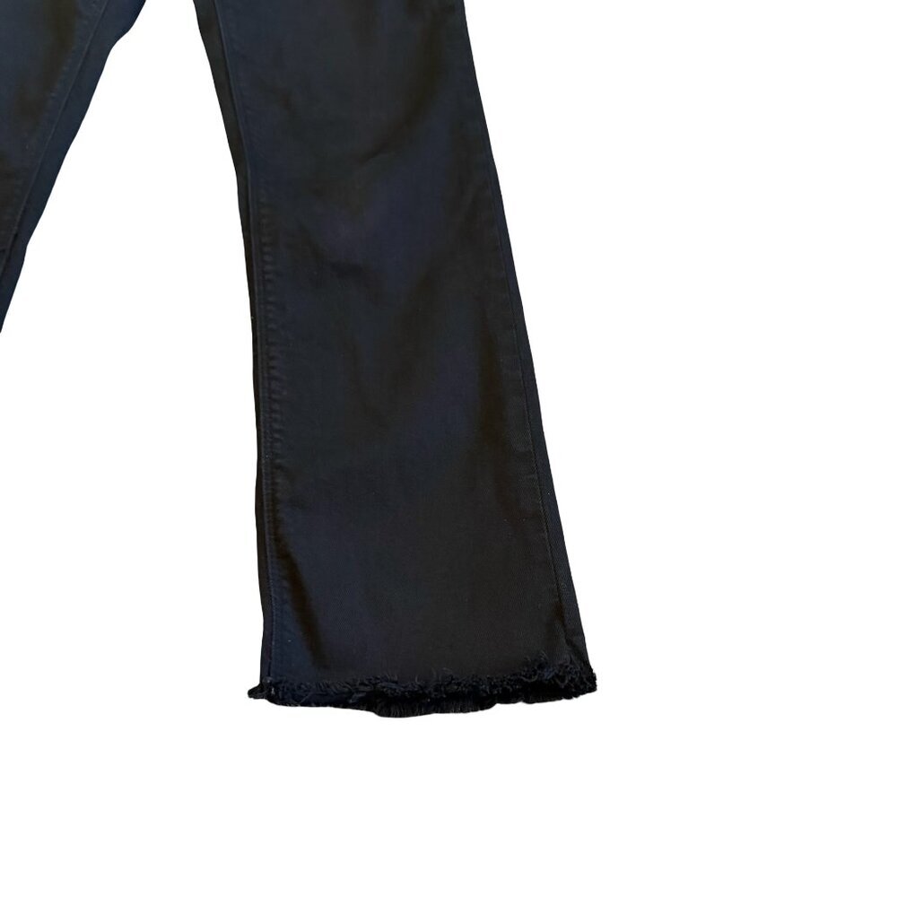 Zadig & Voltaire Ava Perm Black Mid-Rise Jeans Cropped Length Size 26 Women's - Picture 6 of 13